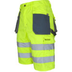 Reflektierende Shorts PROFI HIVIS NAVY
