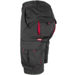 Damen-Overall-Shorts mit Elastan FRAULAND BLACK