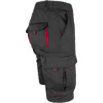 Damen-Overall-Shorts mit Elastan FRAULAND BLACK