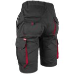 Damen-Overall-Shorts mit Elastan FRAULAND BLACK