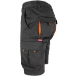 Damen-Overall-Shorts mit Elastan FRAULAND BLACK