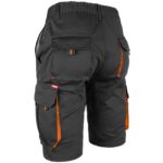 Damen-Overall-Shorts mit Elastan FRAULAND BLACK