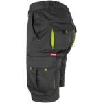 Damen-Overall Shorts mit Elastan FRAULAND SCHWARZ GELB