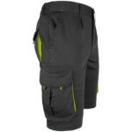 Damen-Overall Shorts mit Elastan FRAULAND SCHWARZ GELB