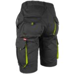 Damen-Overall Shorts mit Elastan FRAULAND SCHWARZ GELB