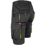 Damen-Overall Shorts mit Elastan FRAULAND SCHWARZ GELB