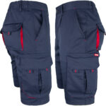 Damen-Overall-Shorts mit Elastan FRAULAND NAVY