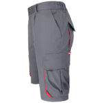 Damen-Overall-Shorts mit Elastan FRAULAND GREY