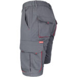 Damen-Overall-Shorts mit Elastan FRAULAND GREY