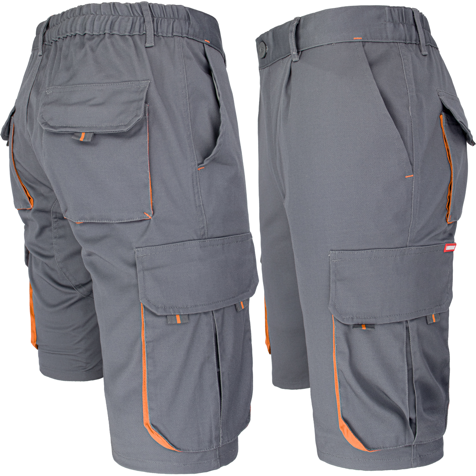 Damen-Overall-Shorts mit Elastan FRAULAND GREY Damen-Overall-Shorts mit Elastan FRAULAND GREY