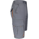 Damen-Overall-Shorts mit Elastan FRAULAND GREY