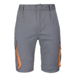 Damen-Overall-Shorts mit Elastan FRAULAND GREY