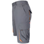 Damen-Overall-Shorts mit Elastan FRAULAND GREY