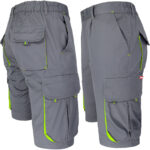 Damen-Overall Shorts mit Elastan FRAULAND GRAU GELB