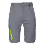 Damen-Overall Shorts mit Elastan FRAULAND GRAU GELB