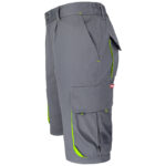 Damen-Overall Shorts mit Elastan FRAULAND GRAU GELB