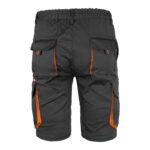 Montage-Shorts mit Elastan MANNLAND BLACK ORANGE