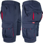 Montage-Shorts mit Elastan MANNLAND NAVY