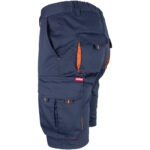 Montage-Shorts mit Elastan MANNLAND NAVY ORANGE
