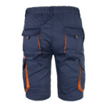 Montage-Shorts mit Elastan MANNLAND NAVY ORANGE