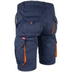 Montage-Shorts mit Elastan MANNLAND NAVY ORANGE