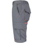 Taillierte Shorts mit Elastan MANNLAND GRAU ORANGE