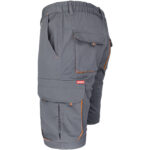 Taillierte Shorts mit Elastan MANNLAND GRAU ORANGE