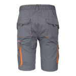 Taillierte Shorts mit Elastan MANNLAND GRAU ORANGE