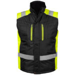 Reflektierende isolierte Arbeitsweste ASKER YELLOW