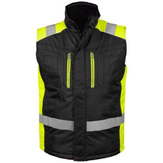 Reflektierende isolierte Arbeitsweste ASKER YELLOW