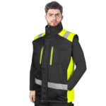 Reflektierende isolierte Arbeitsweste ASKER YELLOW