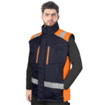 Reflektierende isolierte Arbeitsweste ASKER ORANGE