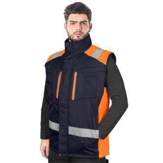 Reflektierende isolierte Arbeitsweste ASKER ORANGE