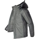 Winterarbeitsjacke mit Kapuze BALTIC GREY