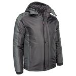 Winterarbeitsjacke mit Kapuze BALTIC BLACK