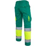 Reflektierende Hose mit Elastan MANNLAND HIVIS GREEN