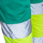 Reflektierende Hose mit Elastan MANNLAND HIVIS GREEN