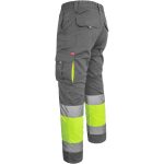Reflektierende Hose mit Elastan MANNLAND HIVIS GREY
