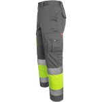 Reflektierende Hose mit Elastan MANNLAND HIVIS GREY
