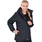 Damen-Winterarbeitsjacke mit Kapuze BERNA