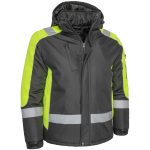 Winterarbeitsjacke mit Kapuze BLIZZARD GELB