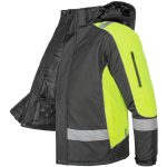 Winterarbeitsjacke mit Kapuze BLIZZARD GELB