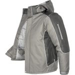 Winterarbeitsjacke mit Kapuze BLIZZARD GREY