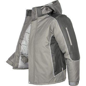 Winterarbeitsjacke mit Kapuze BLIZZARD GREY