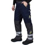 Winterarbeitshose bis zur Taille PRO NAVY REFLEX