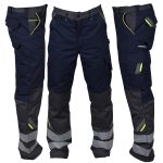 Winterarbeitshose bis zur Taille PRO NAVY REFLEX