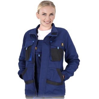 Damen Arbeitsjacke FIO NAVY
