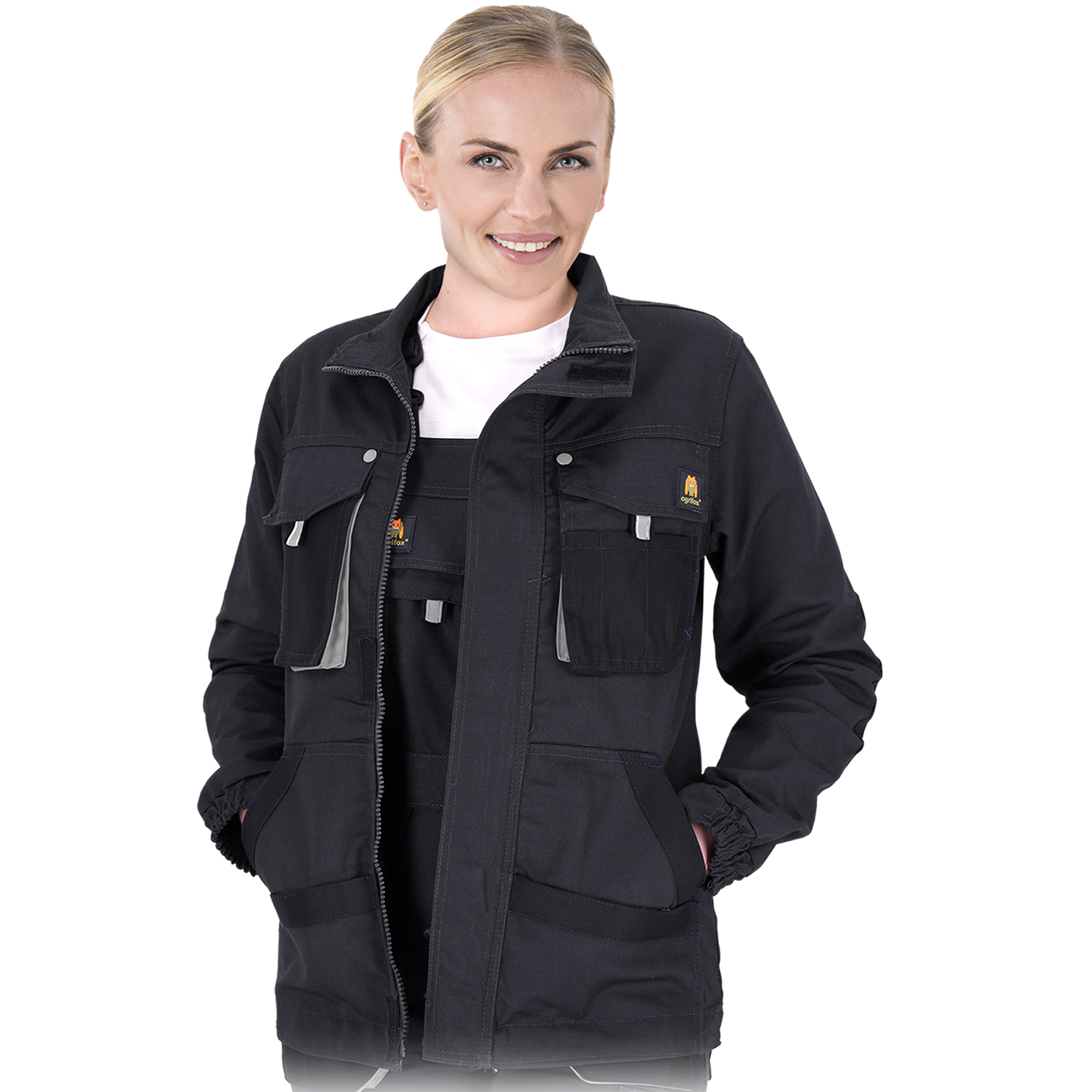 Damen Arbeitsjacke FIO DARK GREY Damen Arbeitsjacke FIO DARK GREY