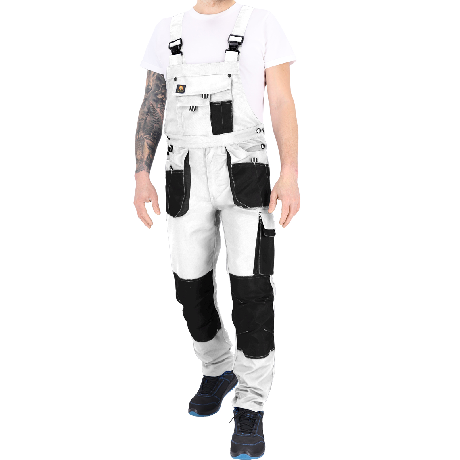 Arbeitshose mit Latz FOXI WHITE Arbeitshose mit Latz FOXI WHITE