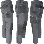 Bundfalten-Arbeitshose FOXI DARK GREY